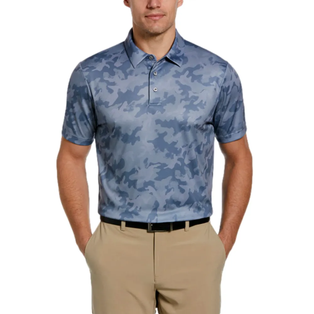 Camo polo golf shirt clearance